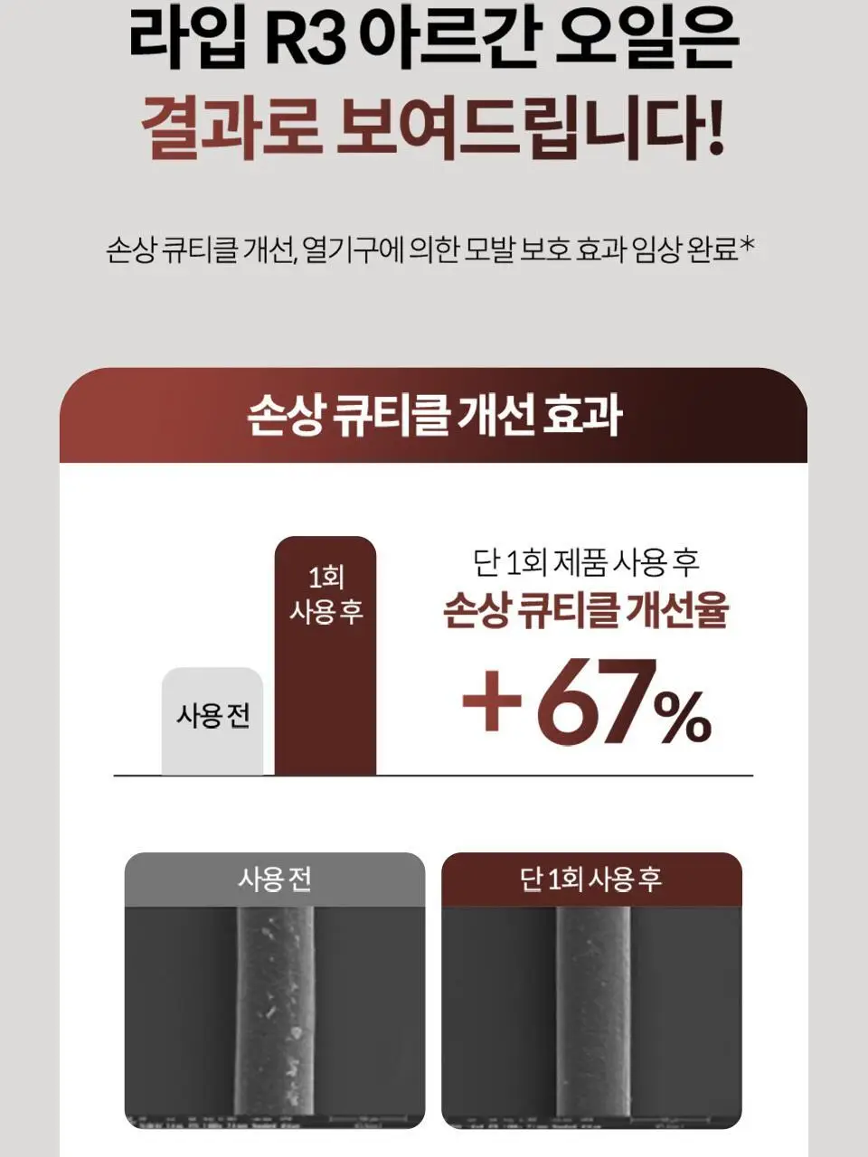 [NEW/퍼퓸오일] 라입 R3 아르간 헤어 오일 100ml 5종 상세페이지 22